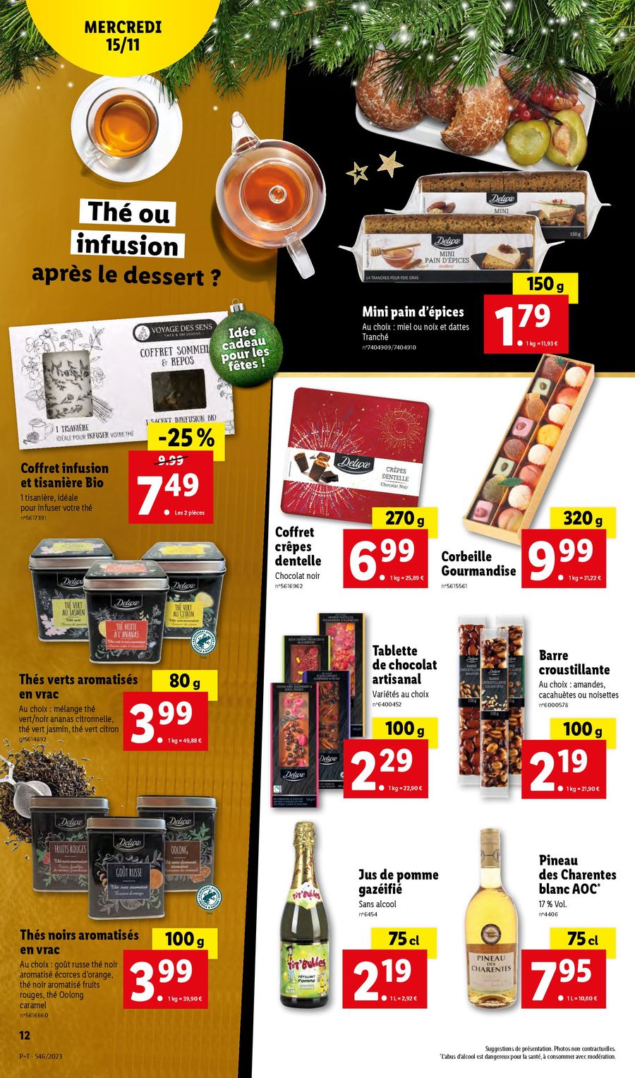 Catalogue Lidl 16 – 21 Novembre 2023 Page 12