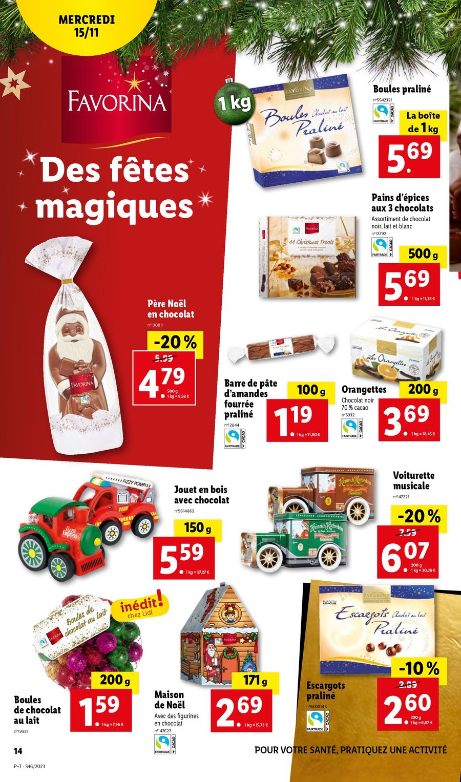 Catalogue Lidl 16 – 21 Novembre 2023 Page 14