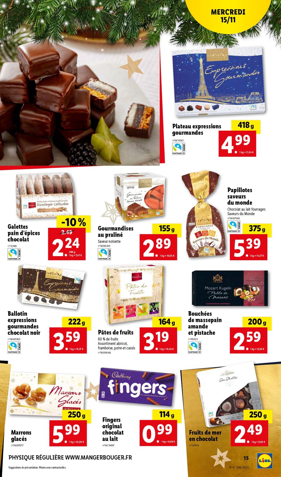 Catalogue Lidl 16 – 21 Novembre 2023 Page 15