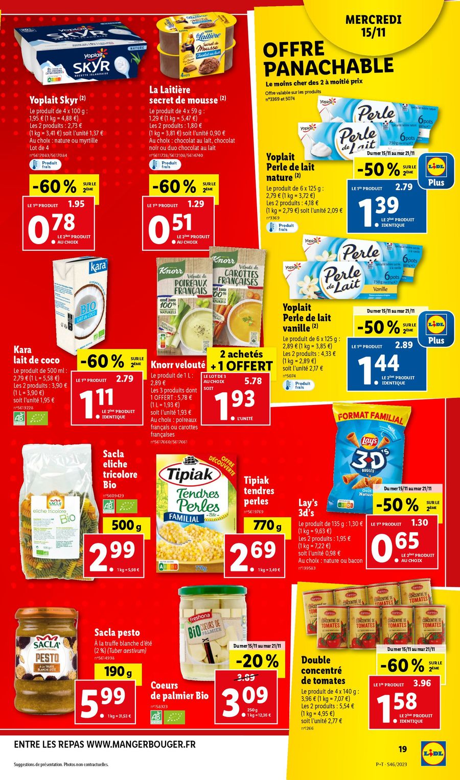 Catalogue Lidl 16 – 21 Novembre 2023 Page 19