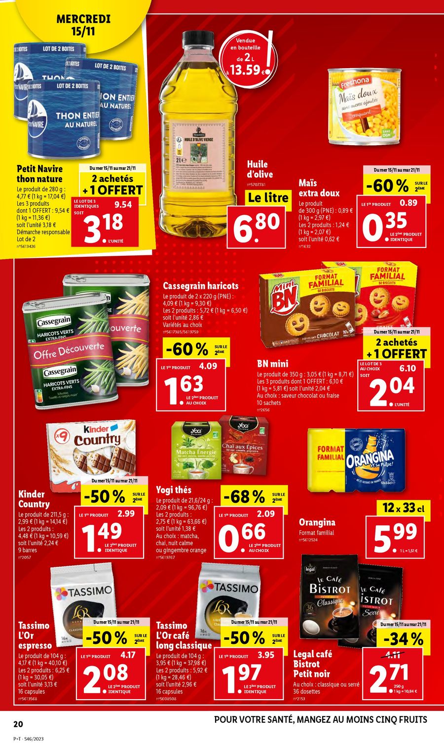 Catalogue Lidl 16 – 21 Novembre 2023 Page 20
