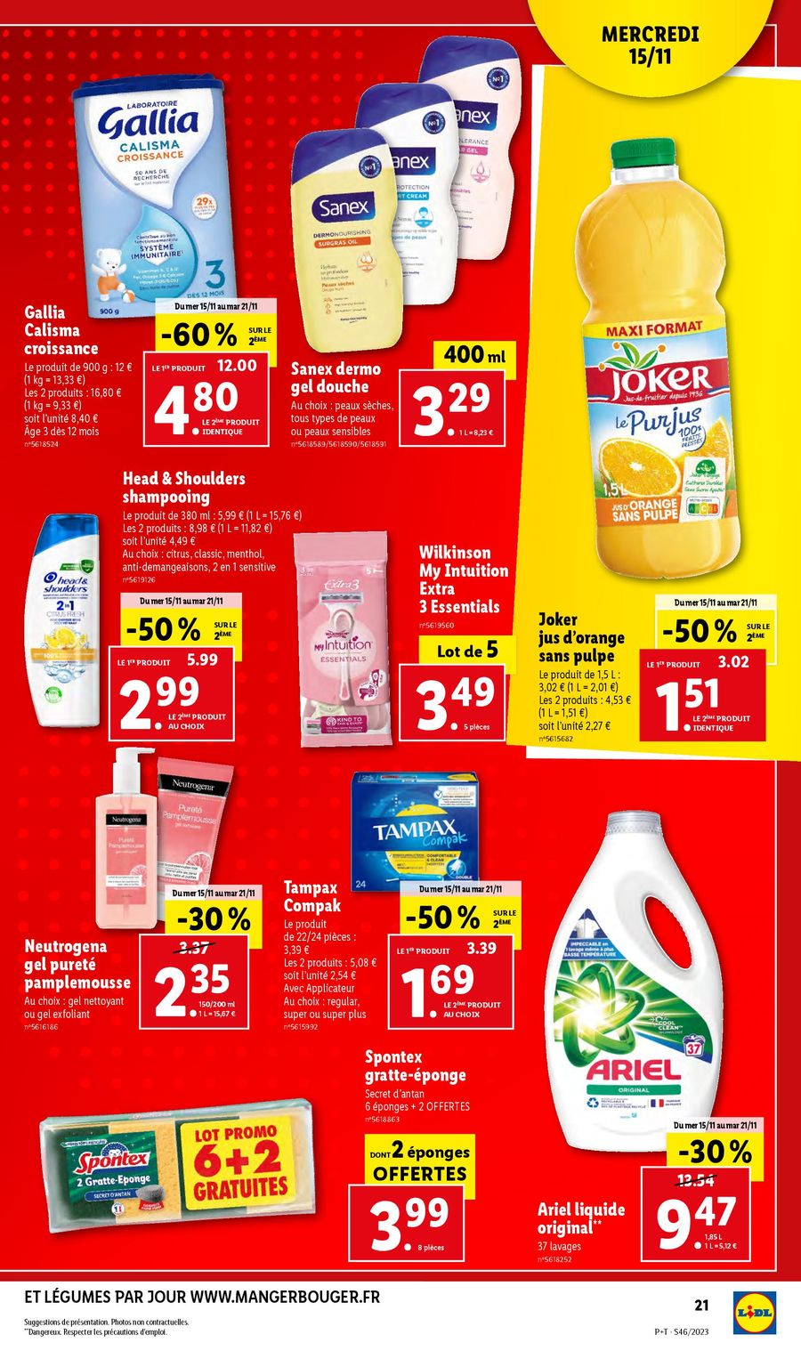 Catalogue Lidl 16 – 21 Novembre 2023 Page 21
