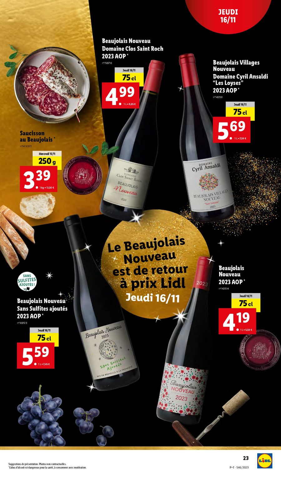 Catalogue Lidl 16 – 21 Novembre 2023 Page 23