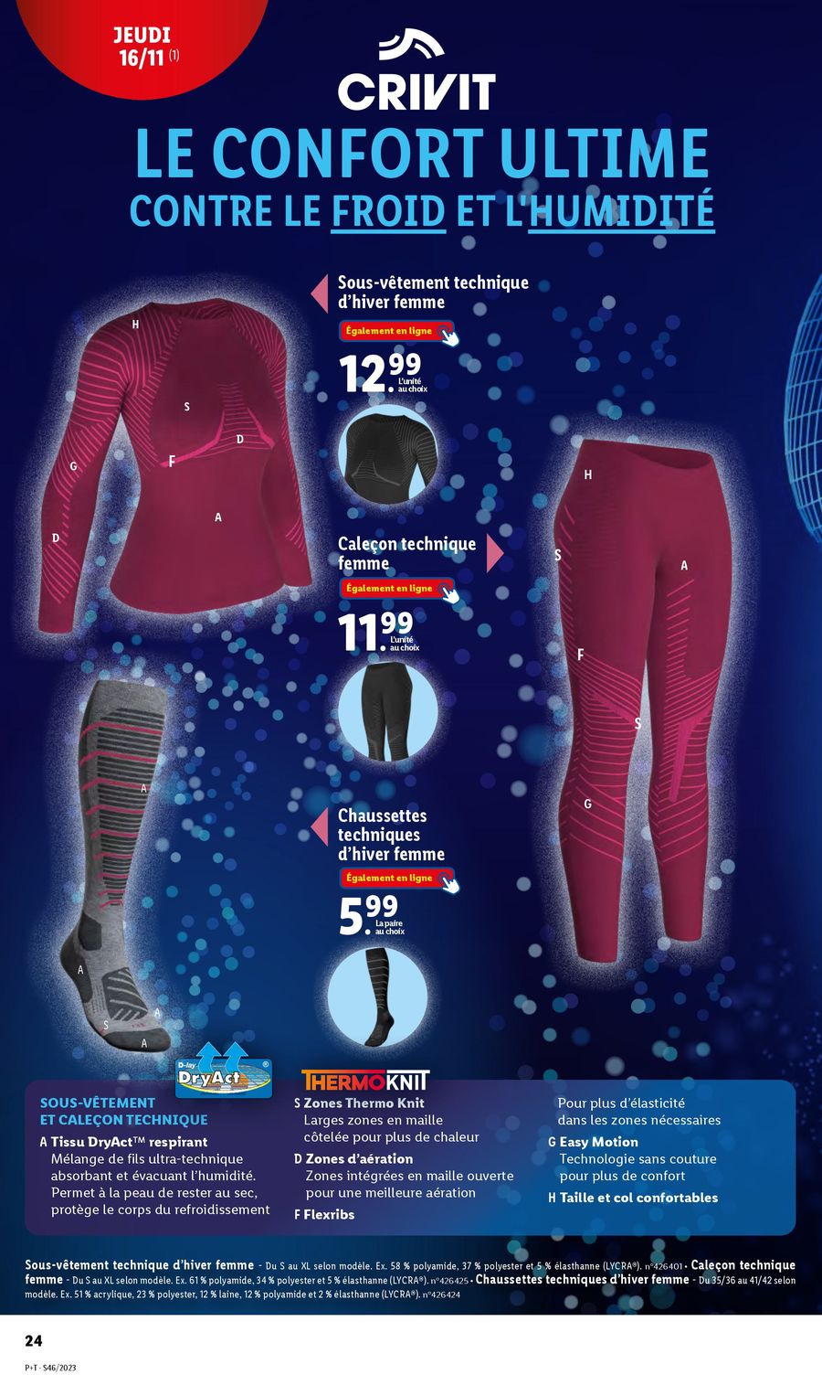 Catalogue Lidl 16 – 21 Novembre 2023 Page 24