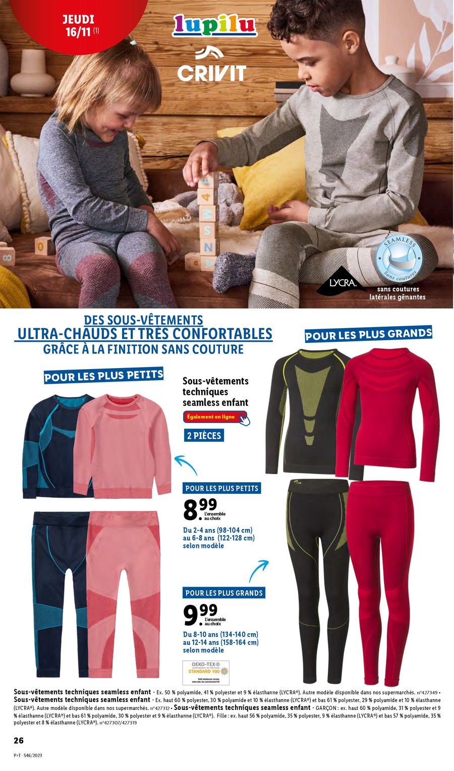Catalogue Lidl 16 – 21 Novembre 2023 Page 26