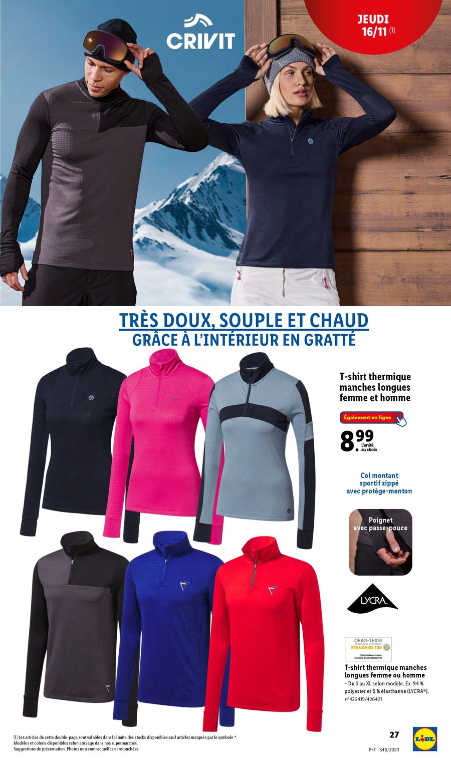 Catalogue Lidl 16 – 21 Novembre 2023 Page 27