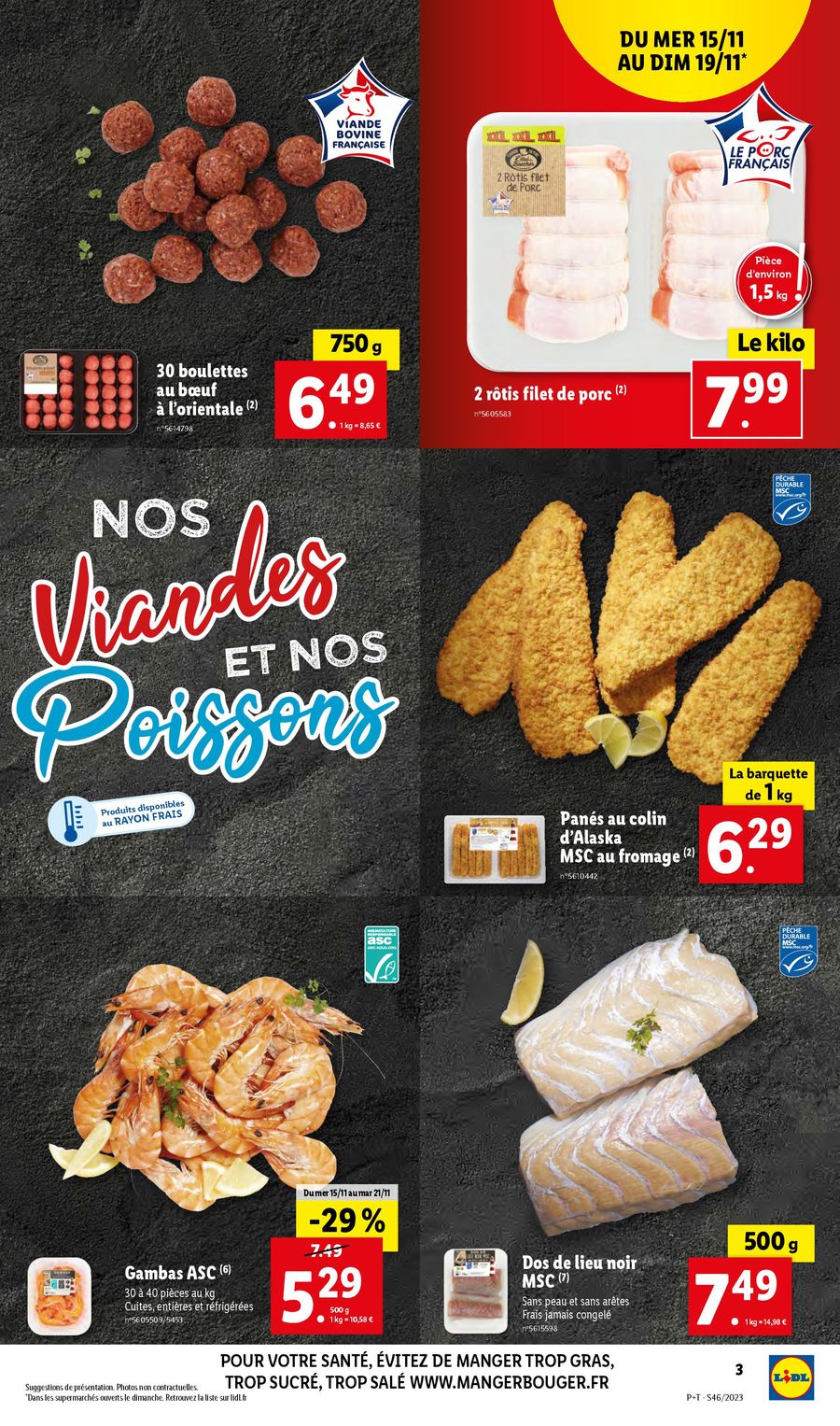 Catalogue Lidl 16 – 21 Novembre 2023 Page 3