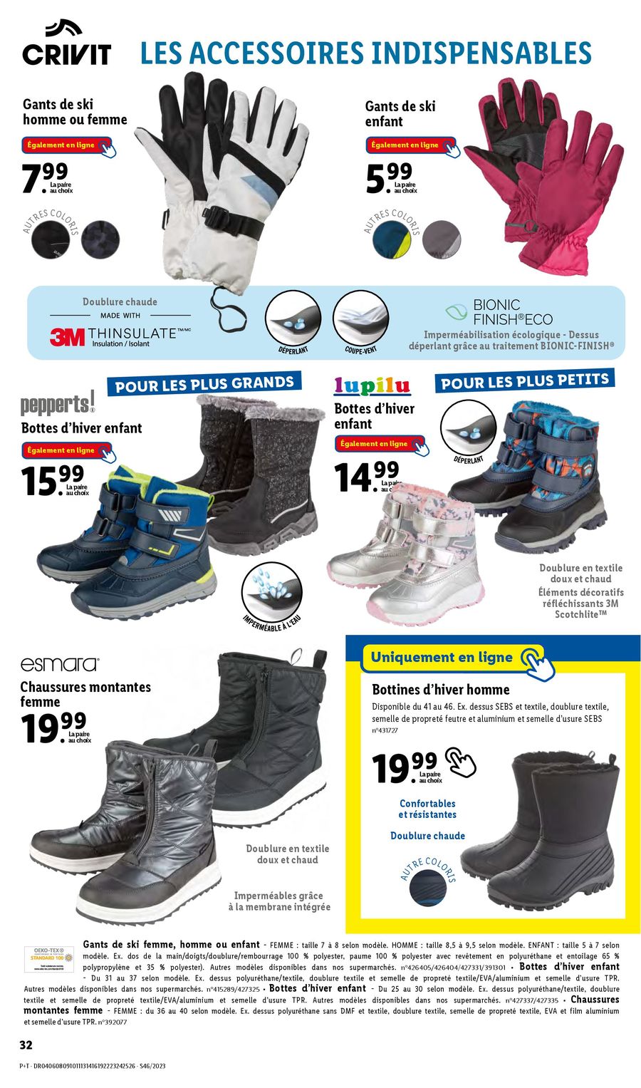 Catalogue Lidl 16 – 21 Novembre 2023 Page 32