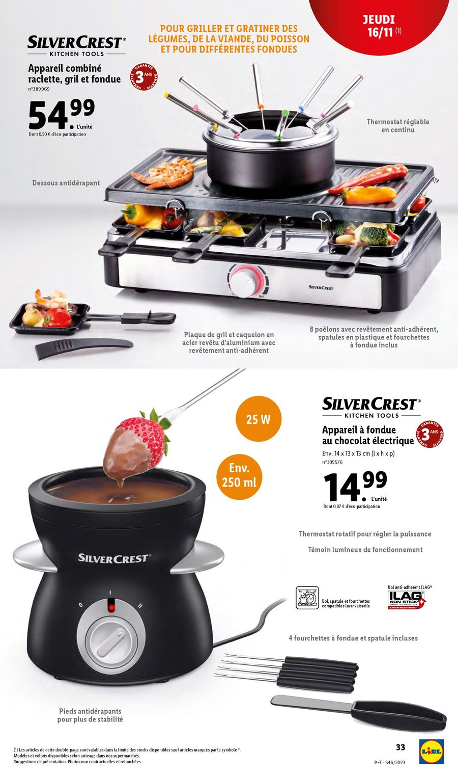 Catalogue Lidl 16 – 21 Novembre 2023 Page 33
