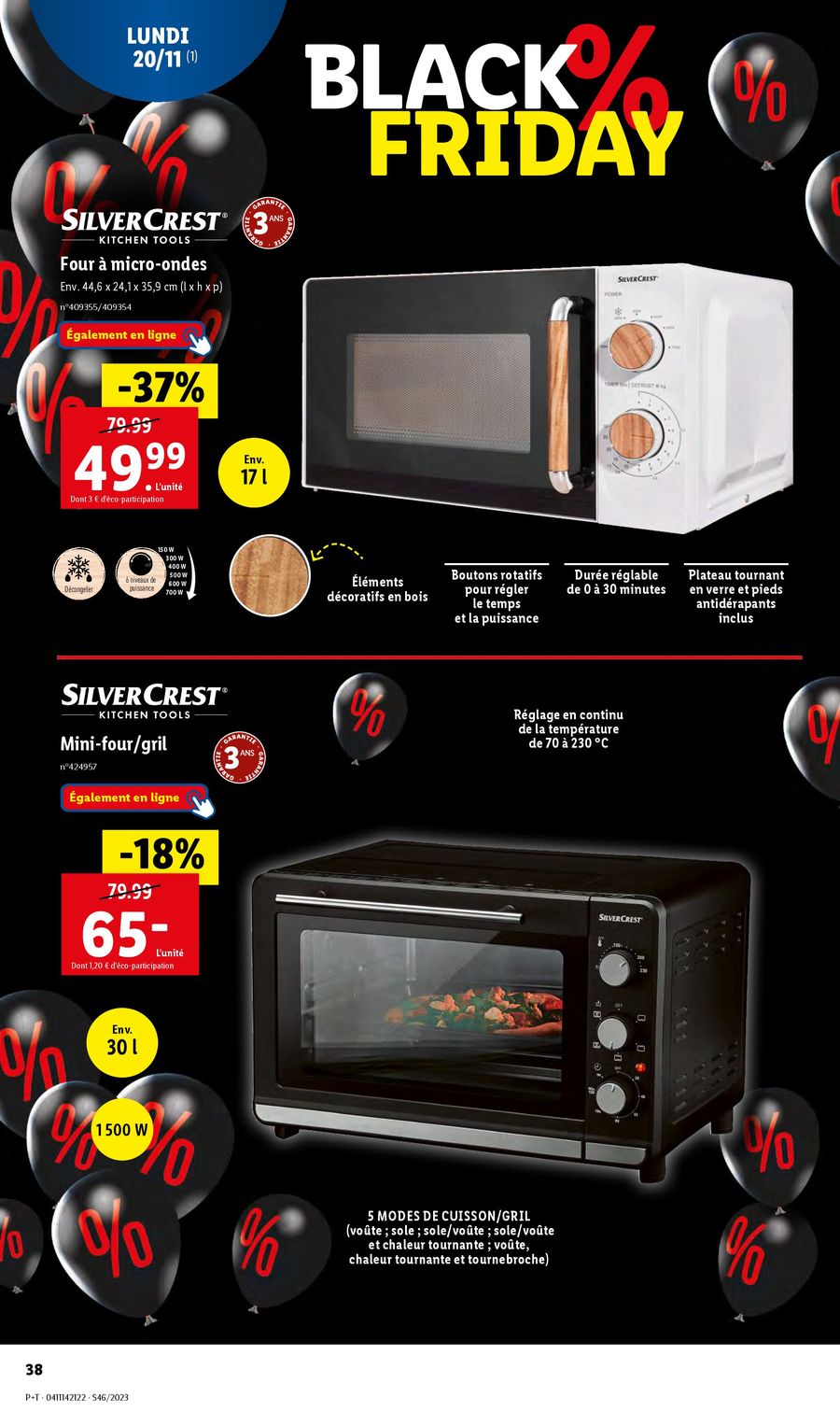 Catalogue Lidl 16 – 21 Novembre 2023 Page 38