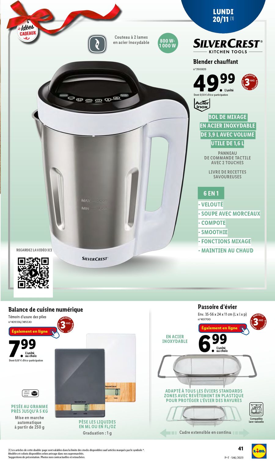 Catalogue Lidl 16 – 21 Novembre 2023 Page 41