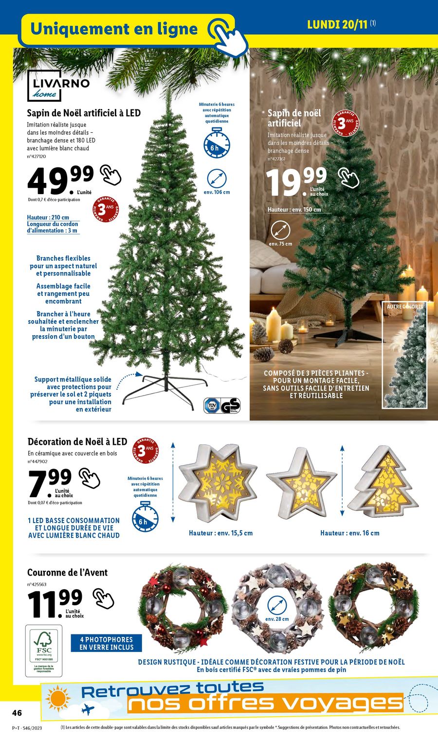 Catalogue Lidl 16 – 21 Novembre 2023 Page 46