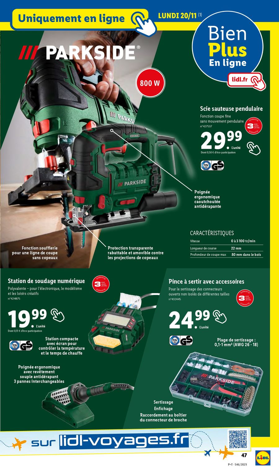 Catalogue Lidl 16 – 21 Novembre 2023 Page 47