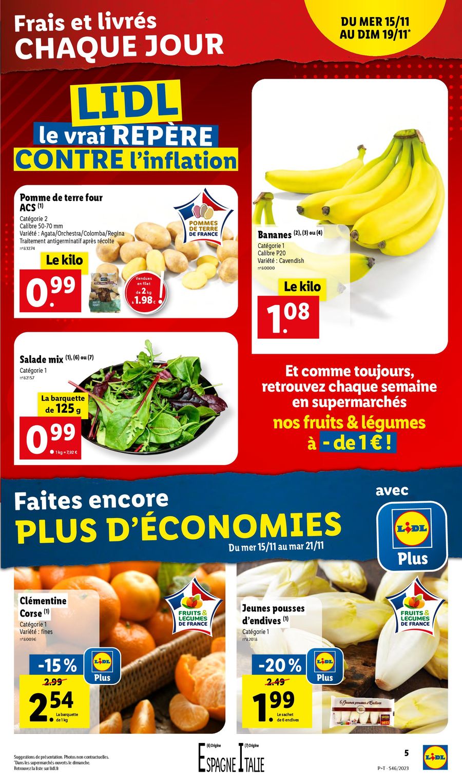 Catalogue Lidl 16 – 21 Novembre 2023 Page 5
