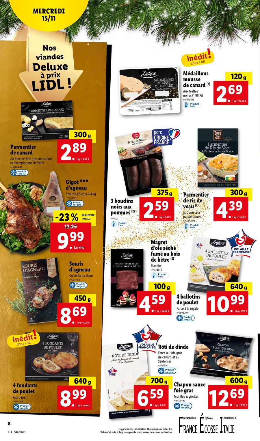 Catalogue Lidl 16 – 21 Novembre 2023 Page 8