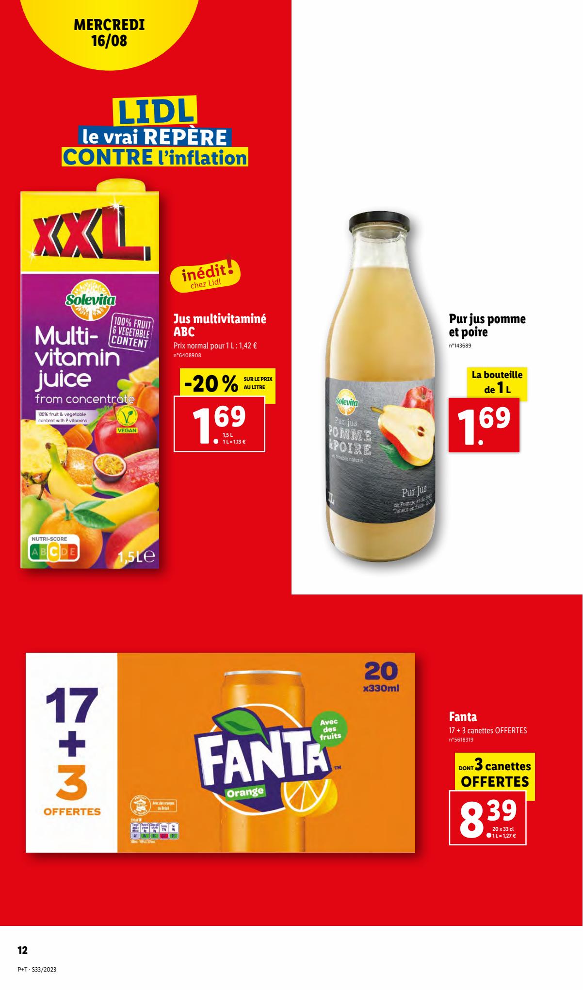 Catalogue Lidl 16 – 22 Août 2023 Page 12