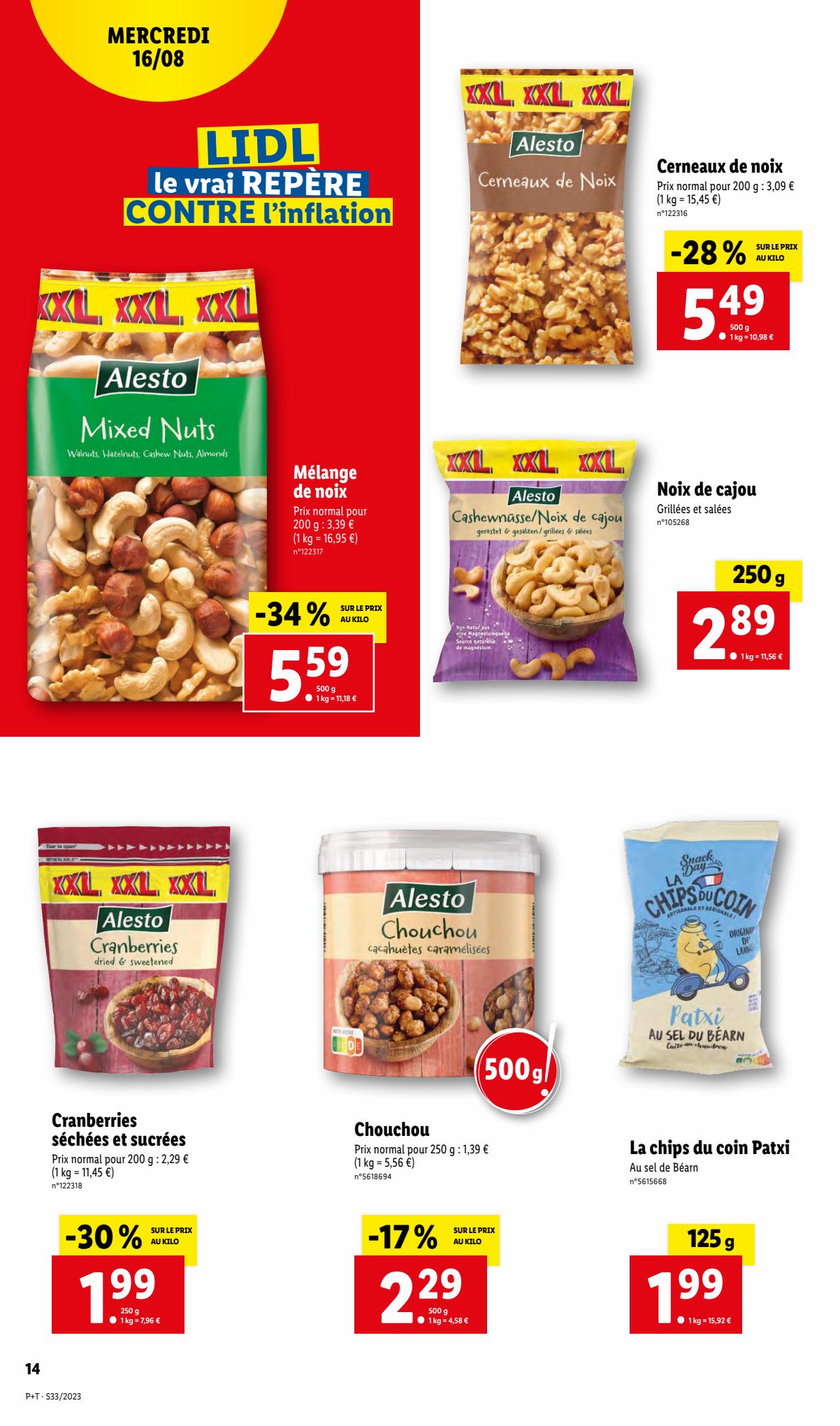 Catalogue Lidl 16 – 22 Août 2023 Page 14