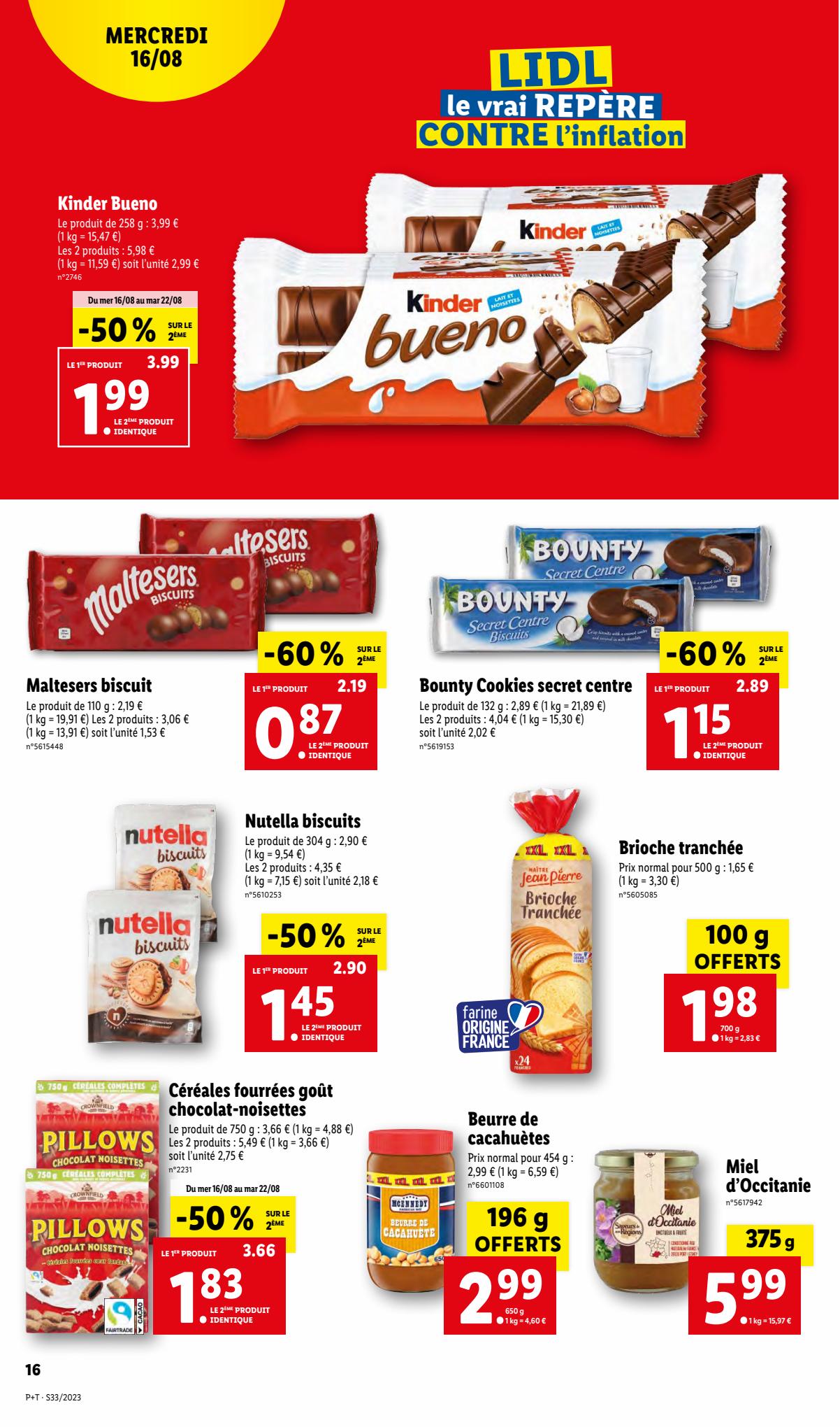 Catalogue Lidl 16 – 22 Août 2023 Page 16