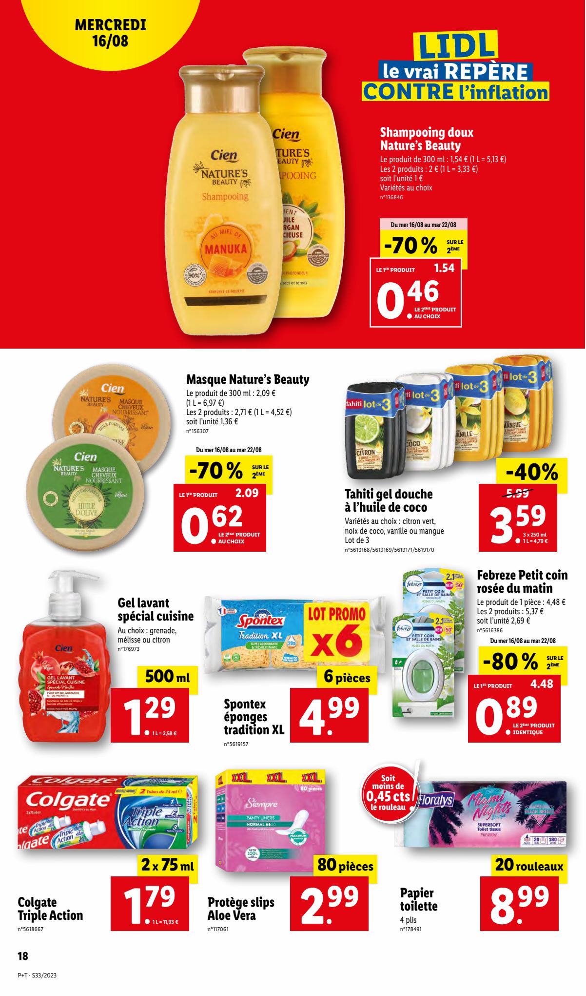 Catalogue Lidl 16 – 22 Août 2023 Page 18