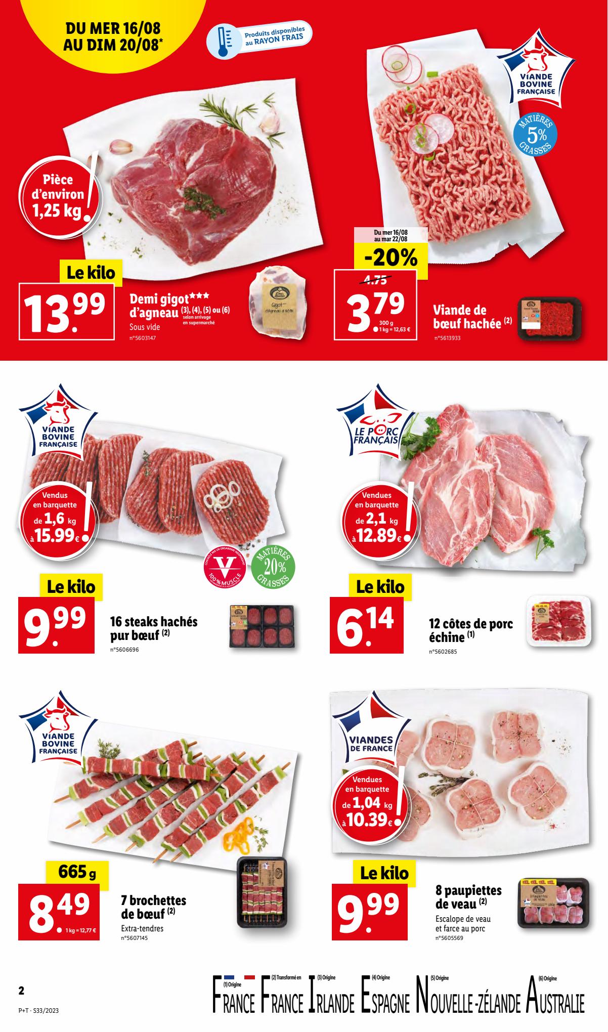 Catalogue Lidl 16 – 22 Août 2023 Page 2