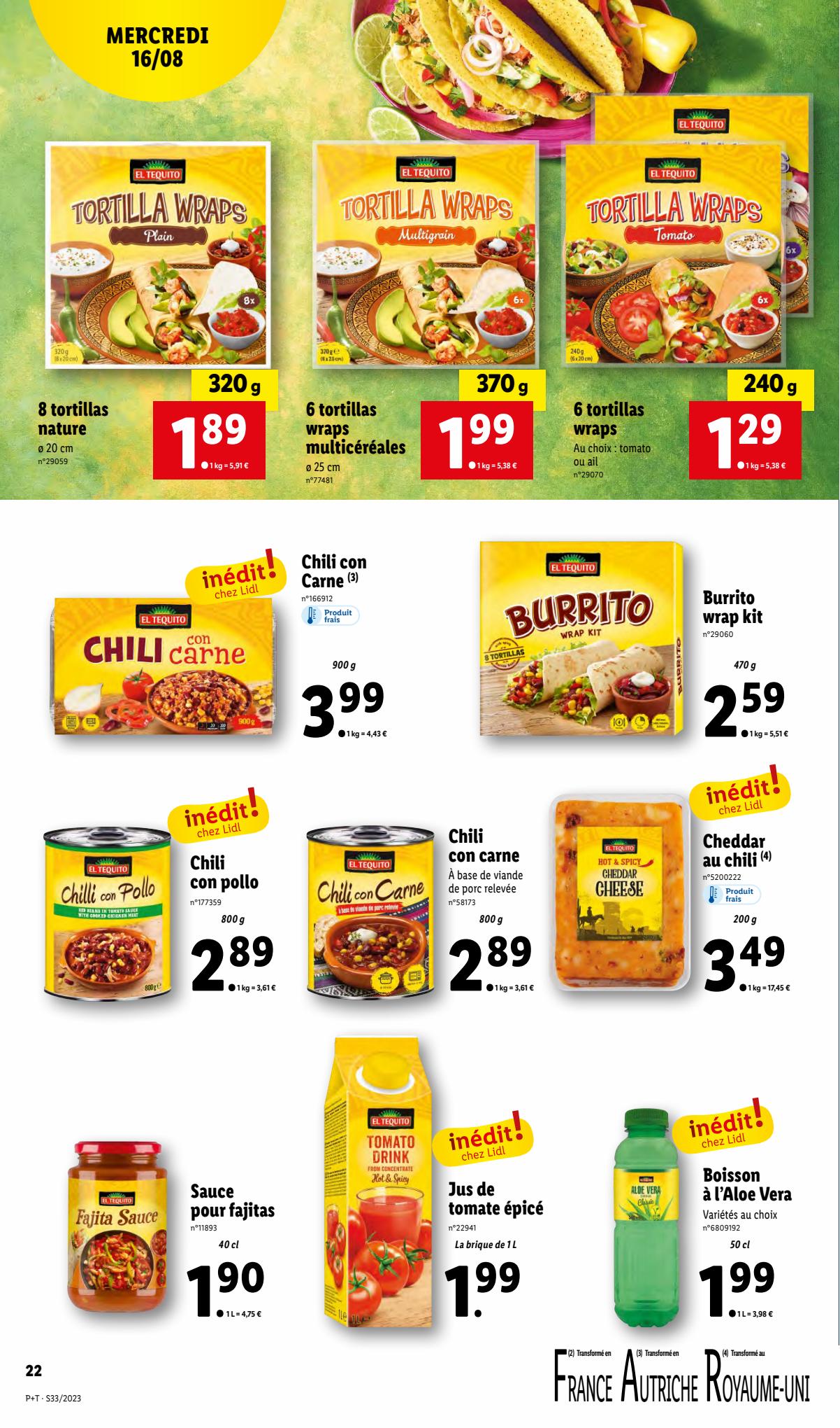 Catalogue Lidl 16 – 22 Août 2023 Page 22