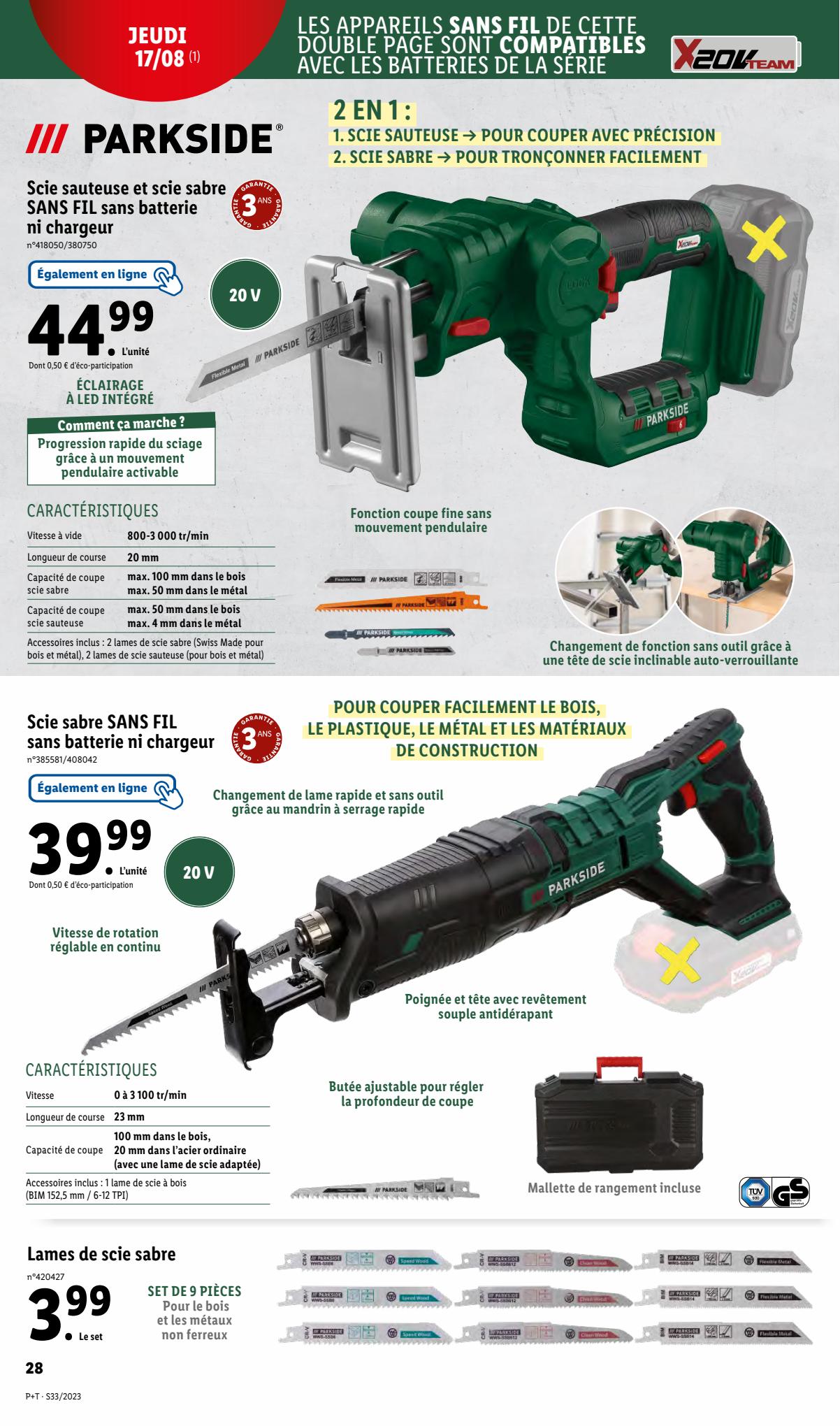 Catalogue Lidl 16 – 22 Août 2023 Page 28
