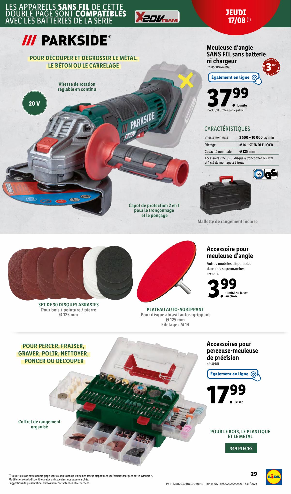 Catalogue Lidl 16 – 22 Août 2023 Page 29