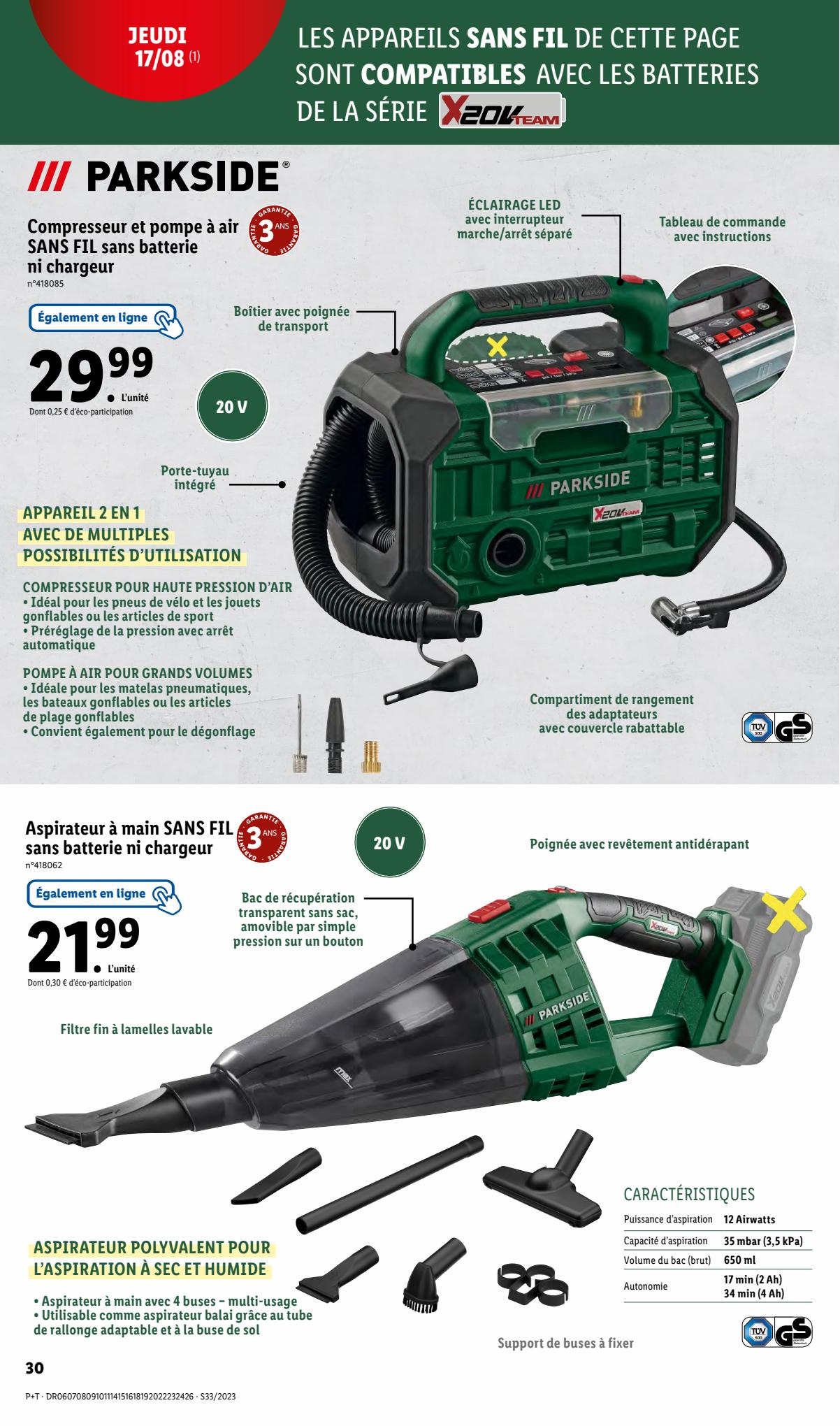 Catalogue Lidl 16 – 22 Août 2023 Page 30