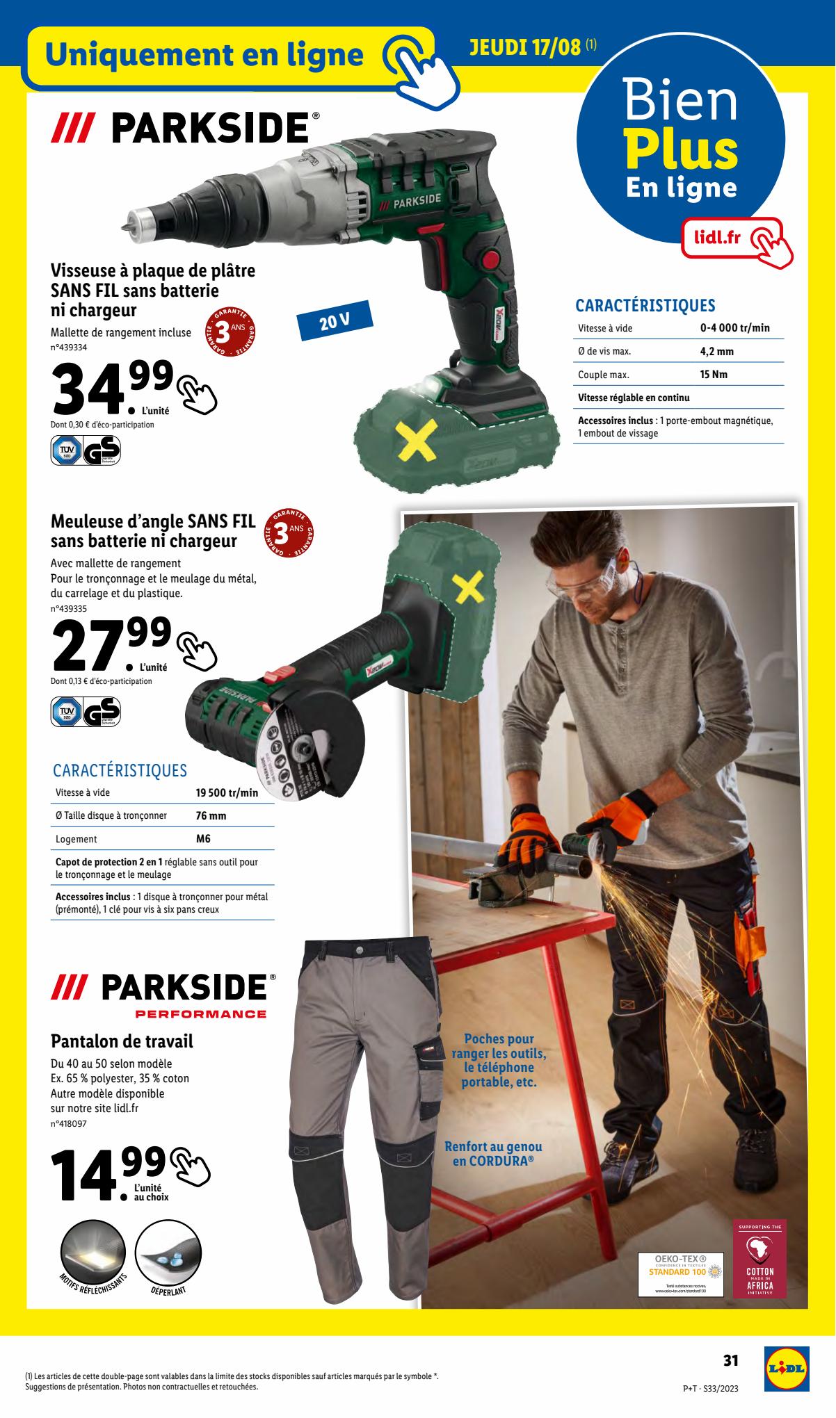 Catalogue Lidl 16 – 22 Août 2023 Page 31