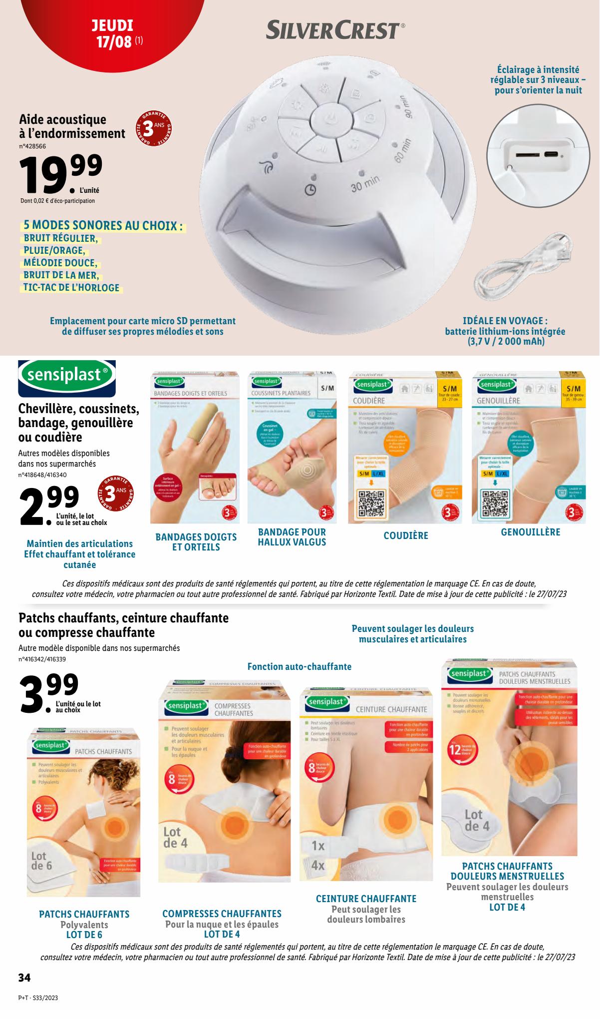 Catalogue Lidl 16 – 22 Août 2023 Page 34