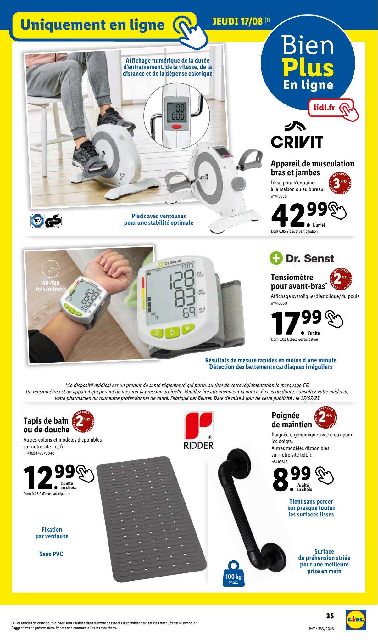 Catalogue Lidl 16 – 22 Août 2023 Page 35