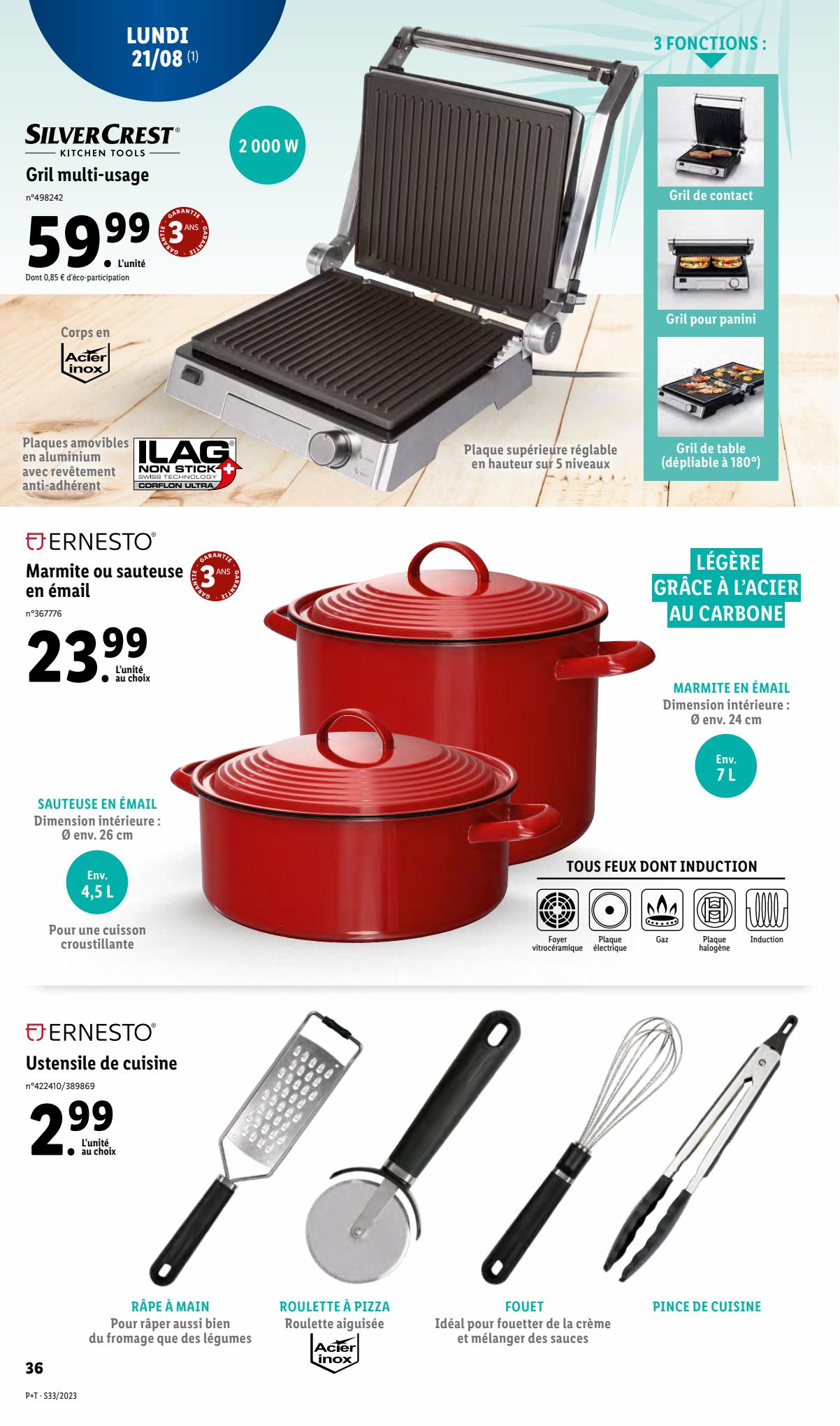 Catalogue Lidl 16 – 22 Août 2023 Page 36