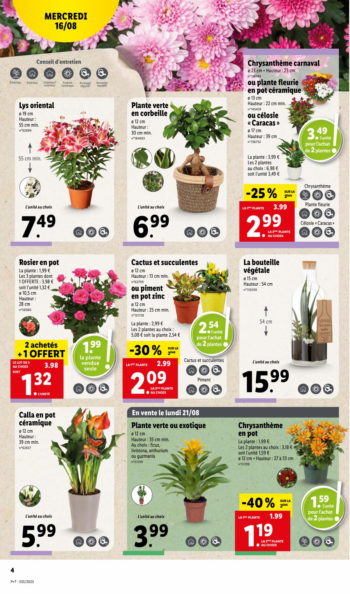 Catalogue Lidl 16 – 22 Août 2023 Page 4