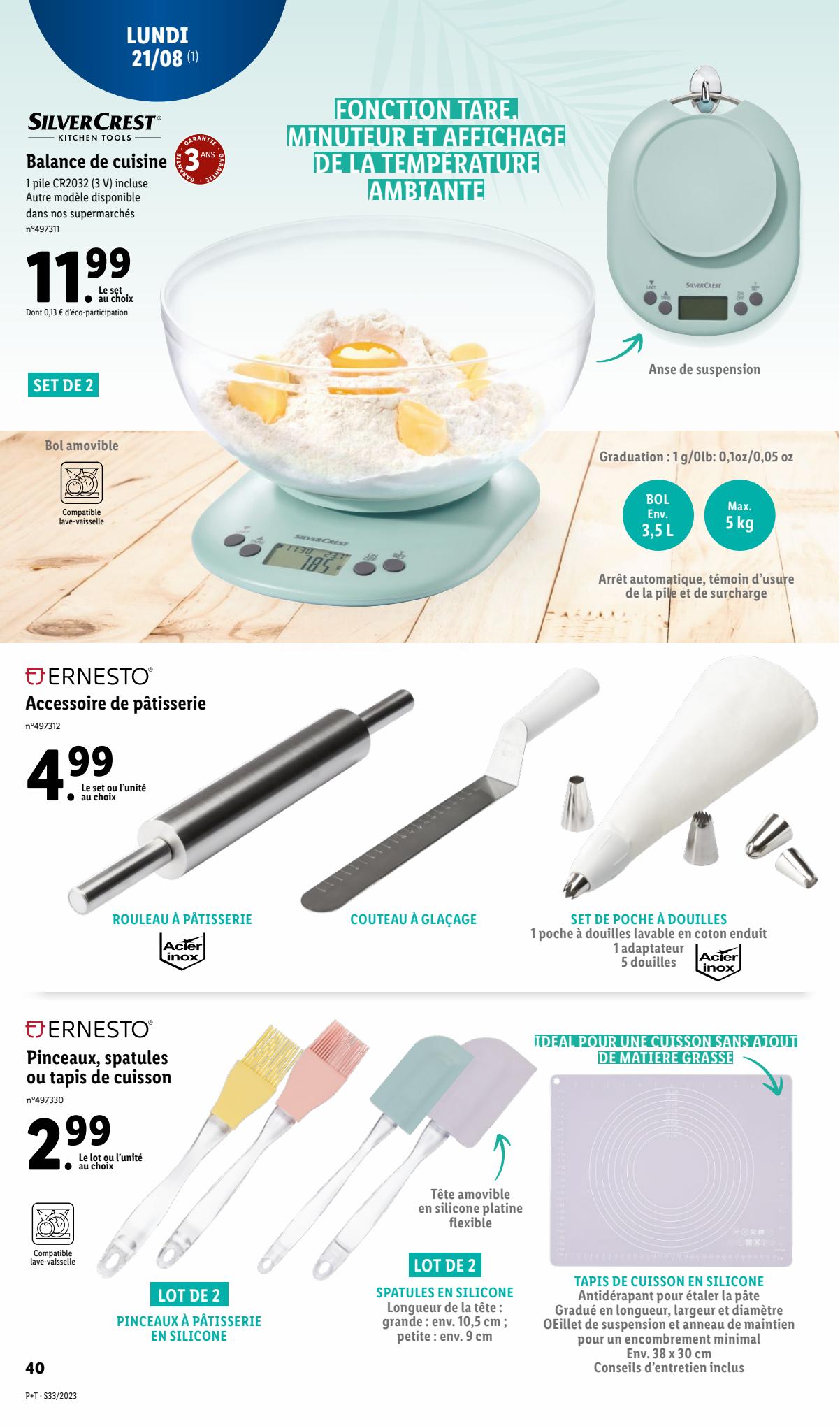 Catalogue Lidl 16 – 22 Août 2023 Page 40