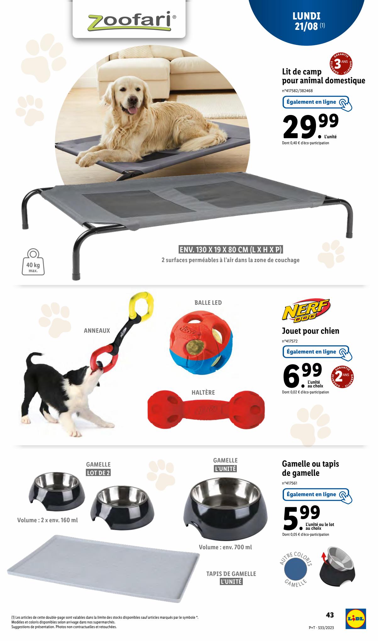 Catalogue Lidl 16 – 22 Août 2023 Page 43