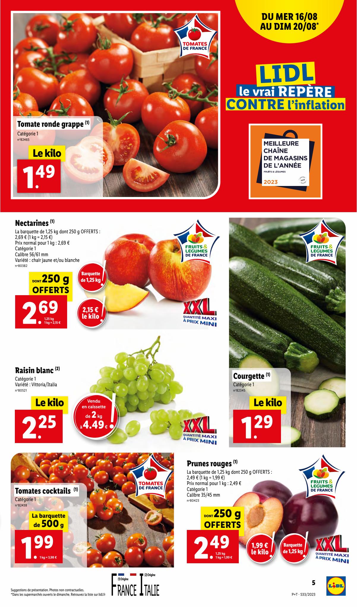 Catalogue Lidl 16 – 22 Août 2023 Page 5