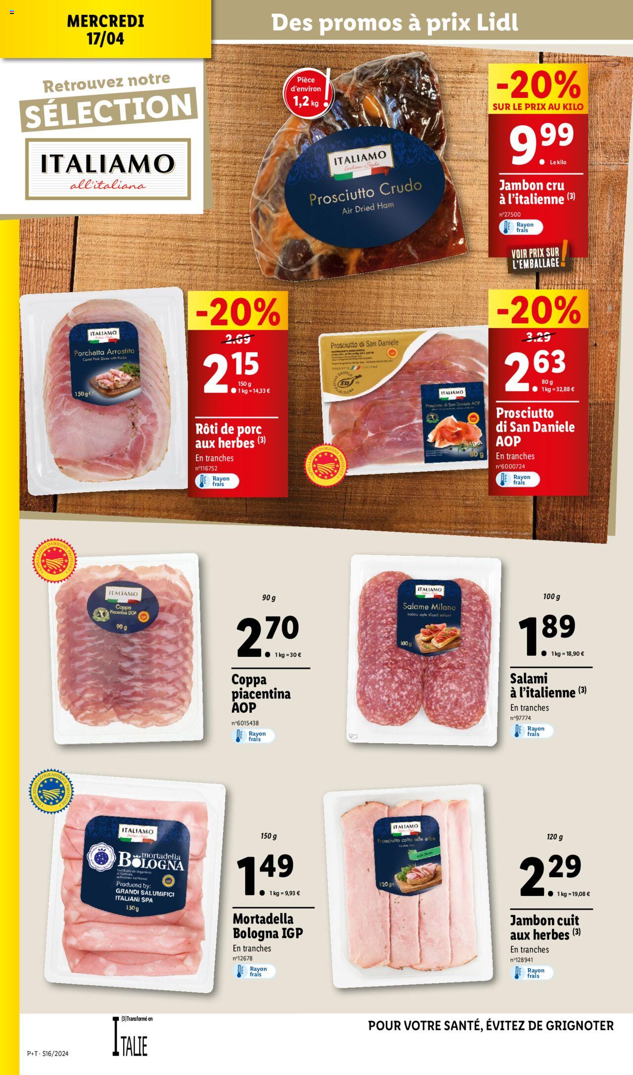 Catalogue Lidl 17 – 23 Avril 2024 Page 18