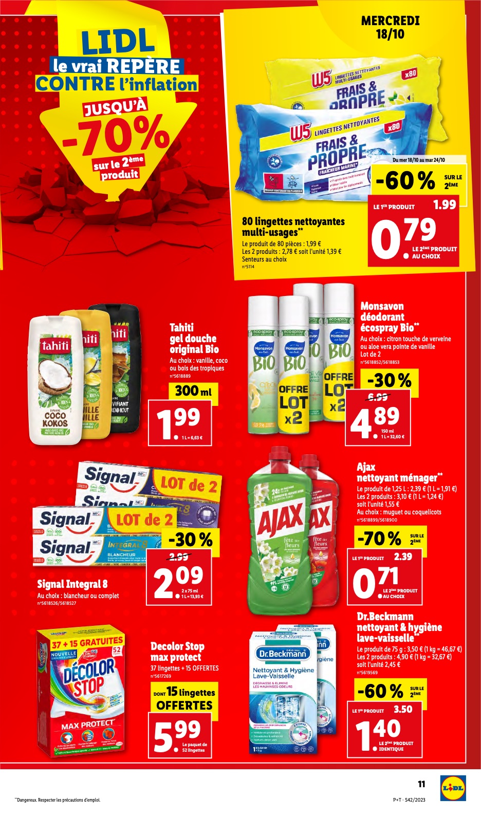 Catalogue Lidl 18 – 24 Octobre 2023 Page 11