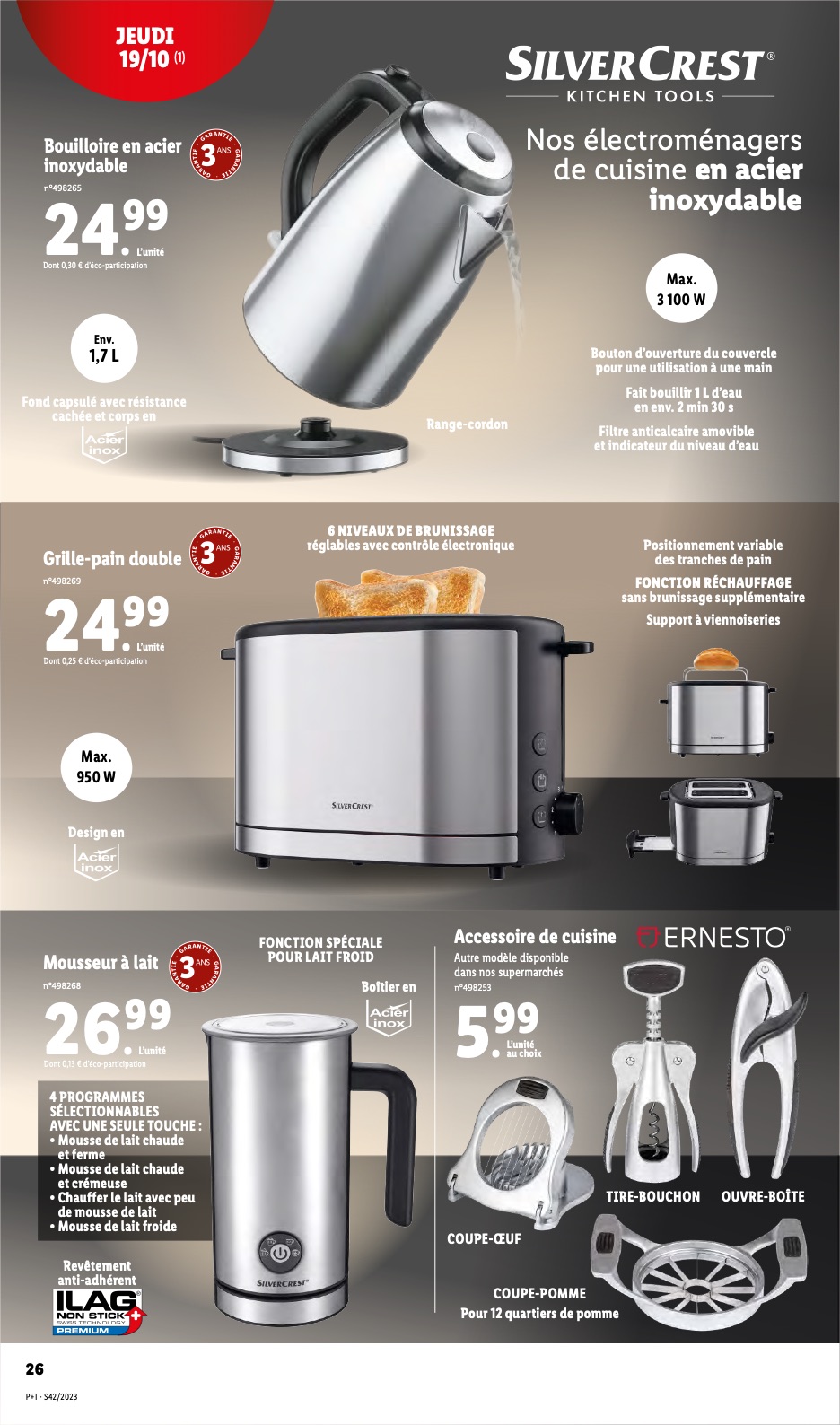 Catalogue Lidl 18 – 24 Octobre 2023 Page 26