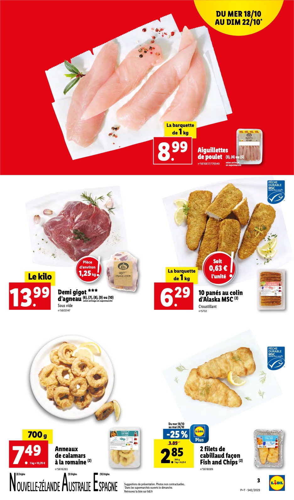Catalogue Lidl 18 – 24 Octobre 2023 Page 3
