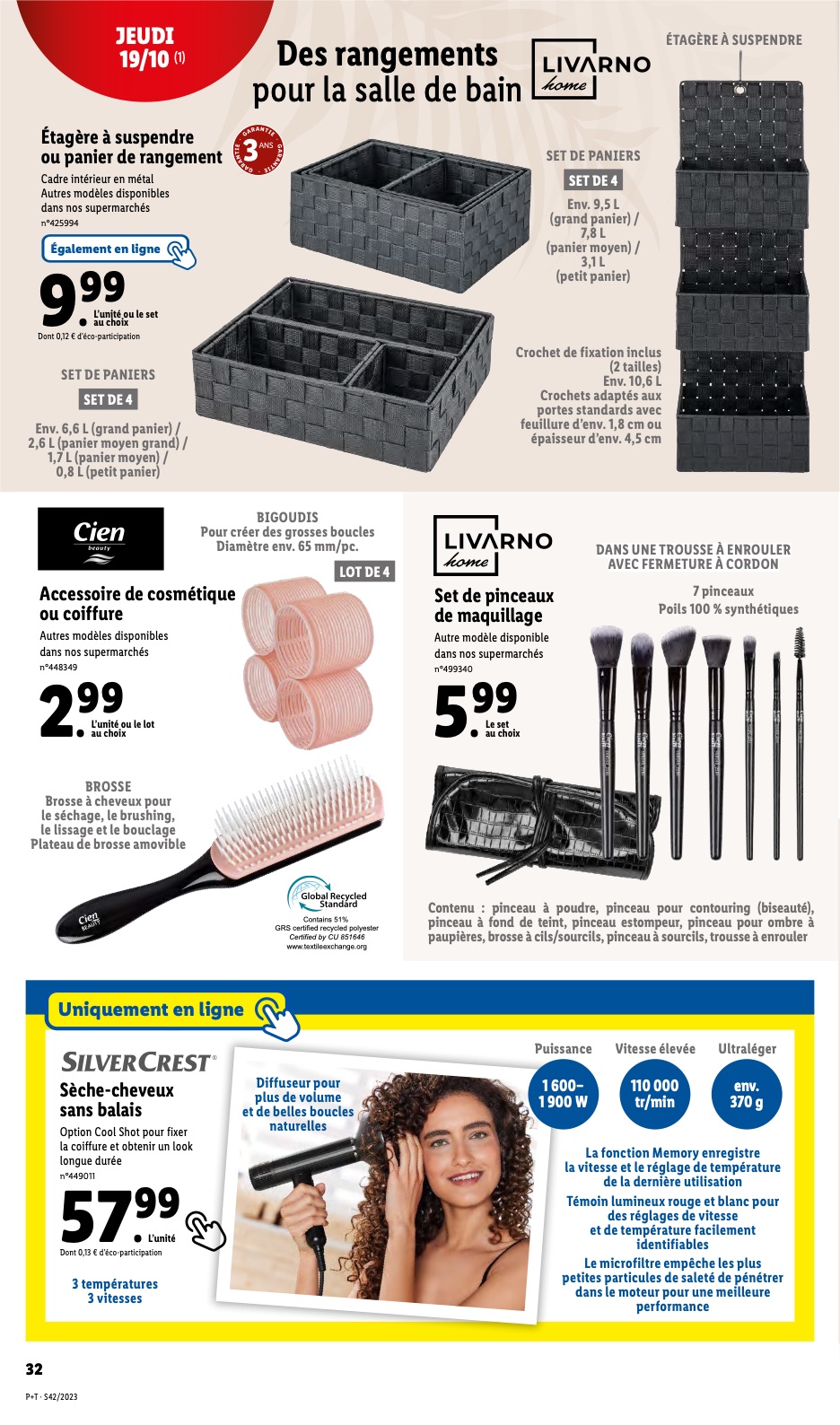 Catalogue Lidl 18 – 24 Octobre 2023 Page 32