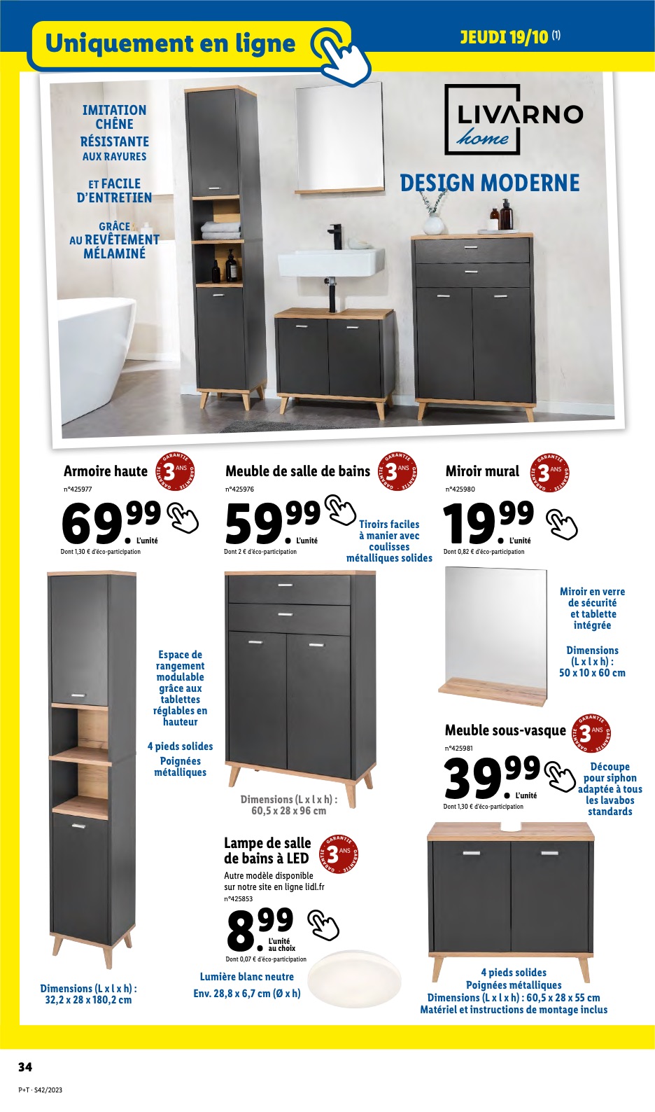 Catalogue Lidl 18 – 24 Octobre 2023 Page 34