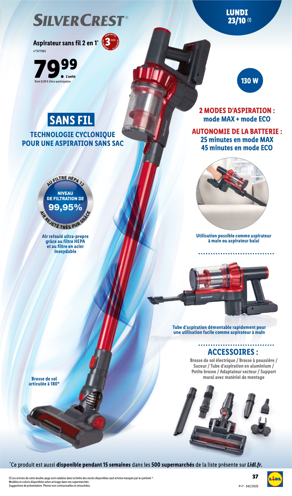 Catalogue Lidl 18 – 24 Octobre 2023 Page 37