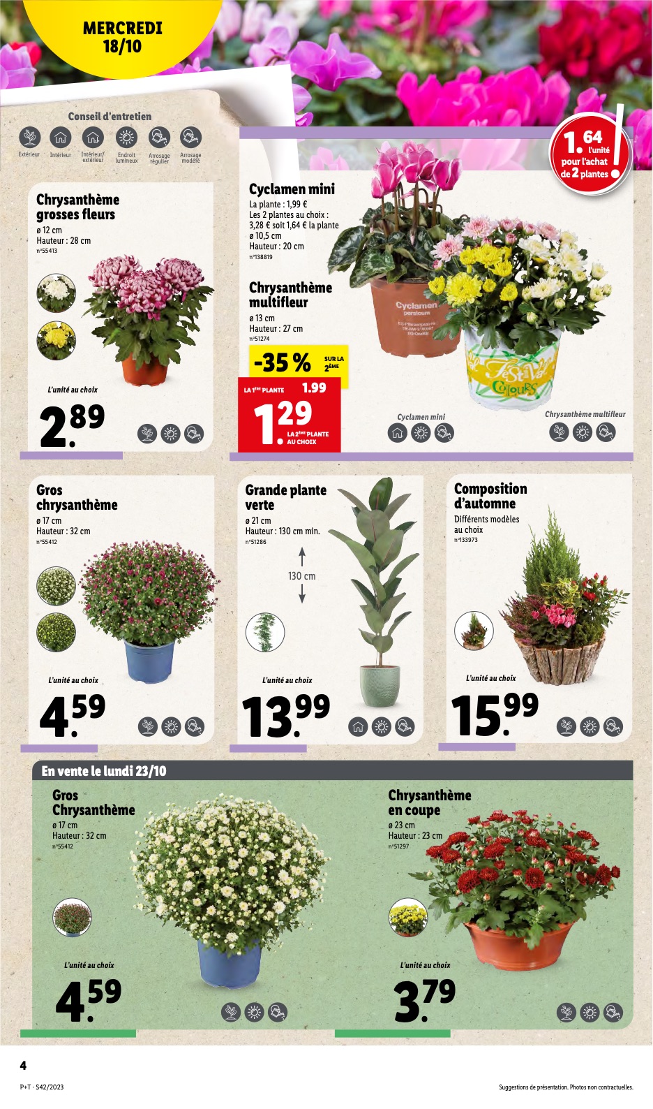 Catalogue Lidl 18 – 24 Octobre 2023 Page 4