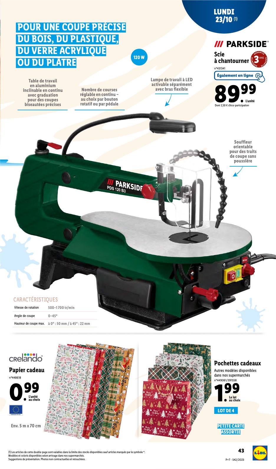 Catalogue Lidl 18 – 24 Octobre 2023 Page 43