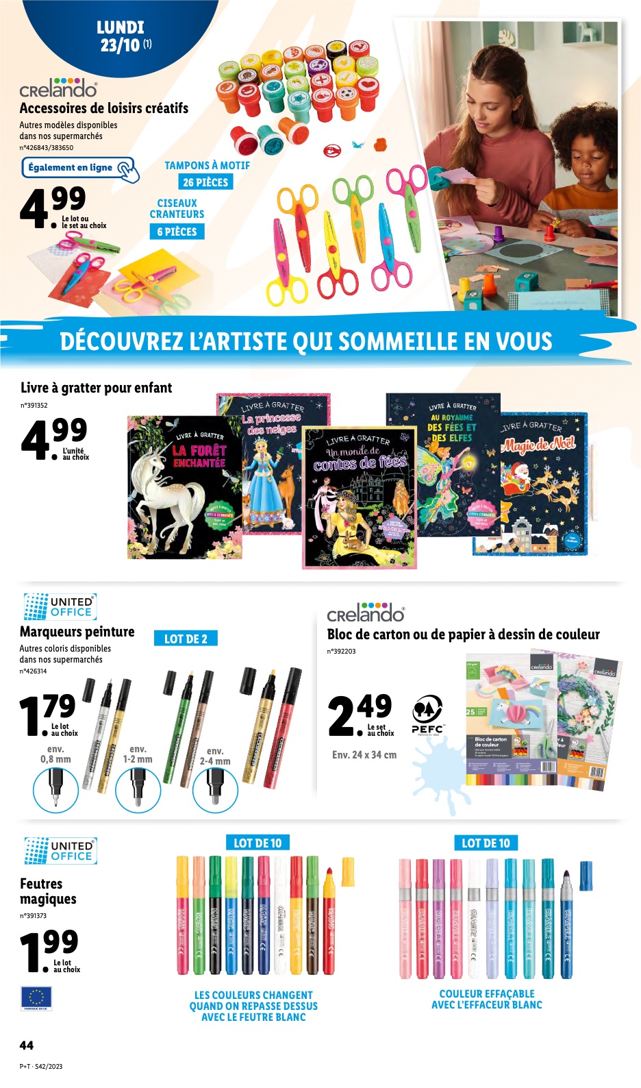 Catalogue Lidl 18 – 24 Octobre 2023 Page 44