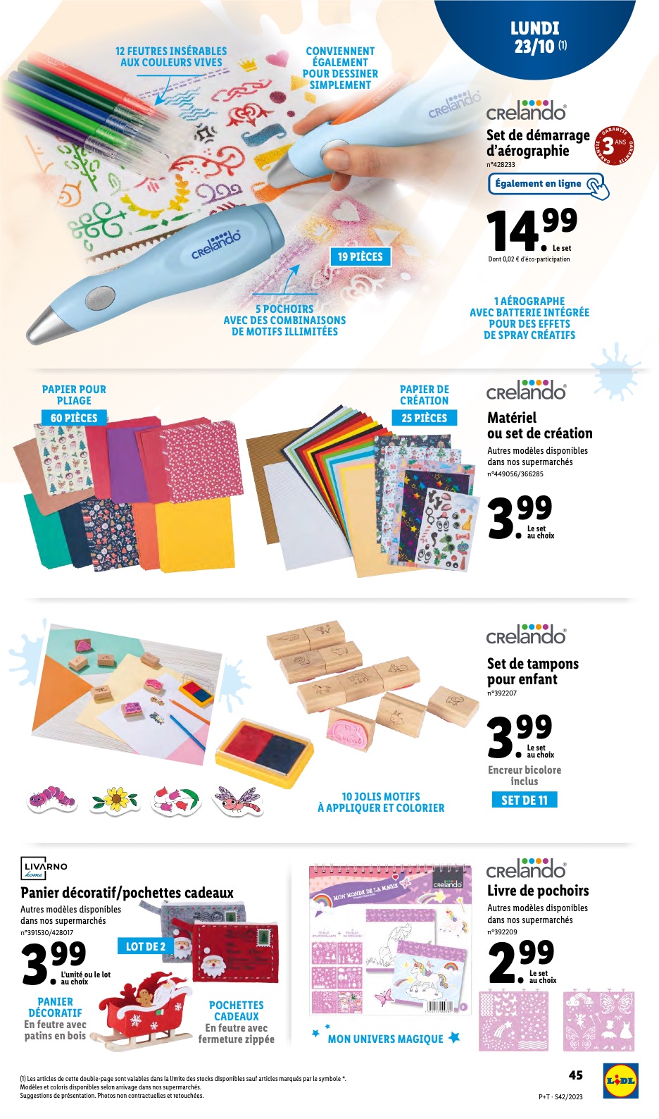 Catalogue Lidl 18 – 24 Octobre 2023 Page 45