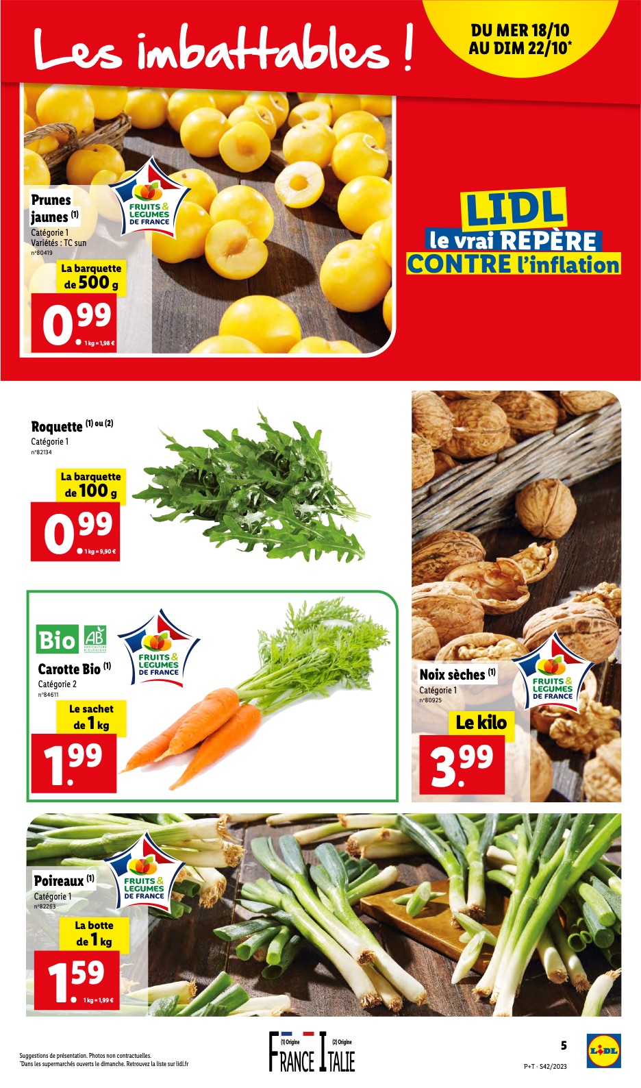 Catalogue Lidl 18 – 24 Octobre 2023 Page 5