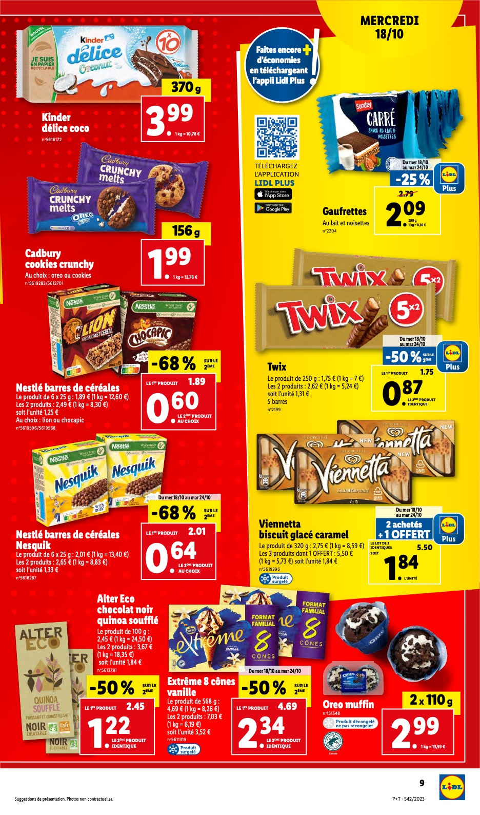 Catalogue Lidl 18 – 24 Octobre 2023 Page 9