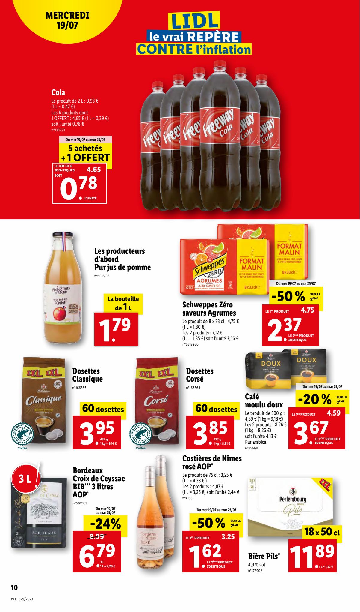 Catalogue Lidl 19 – 25 Juillet 2023 Page 10